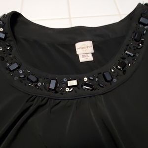 Ladies jeweled blouse